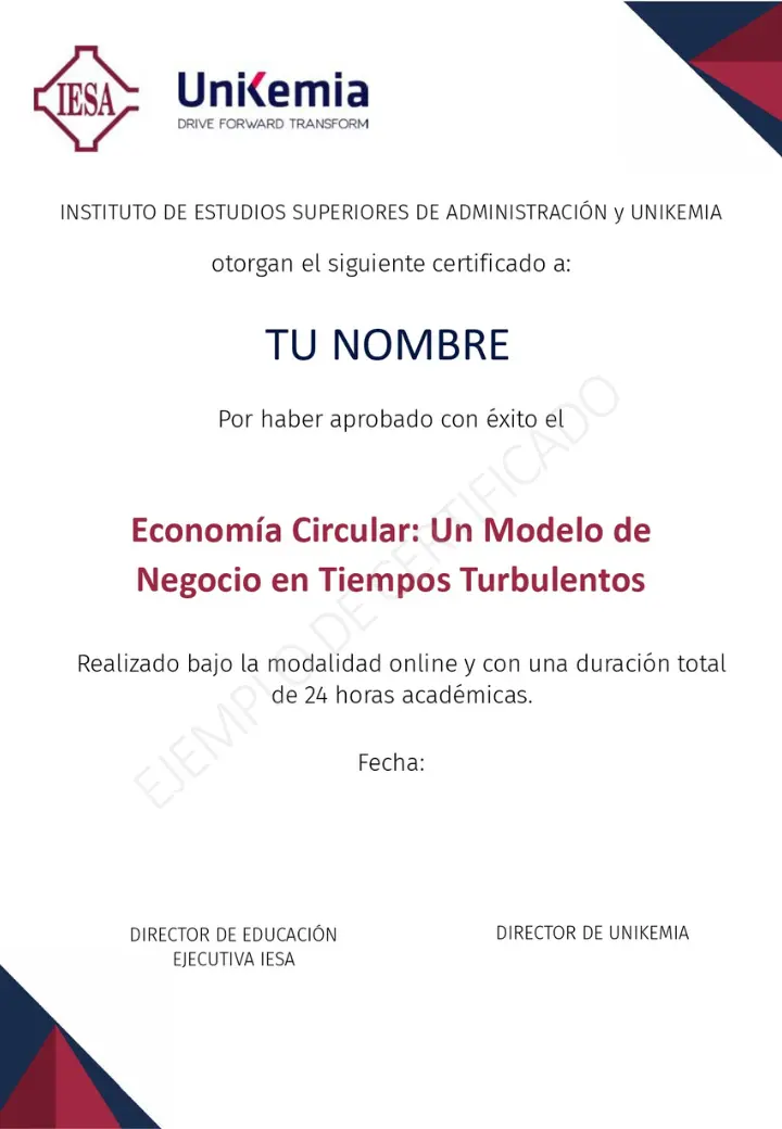 Certificado EC